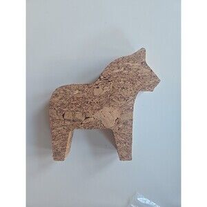 IKEA VINTERFINT Vinter Cork Dala Horse 6"  Scandi Scandinavian